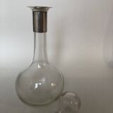 Silver-plated metal neck round carafe Saint Hilaire
