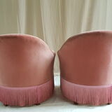 Pair of old toad chairs