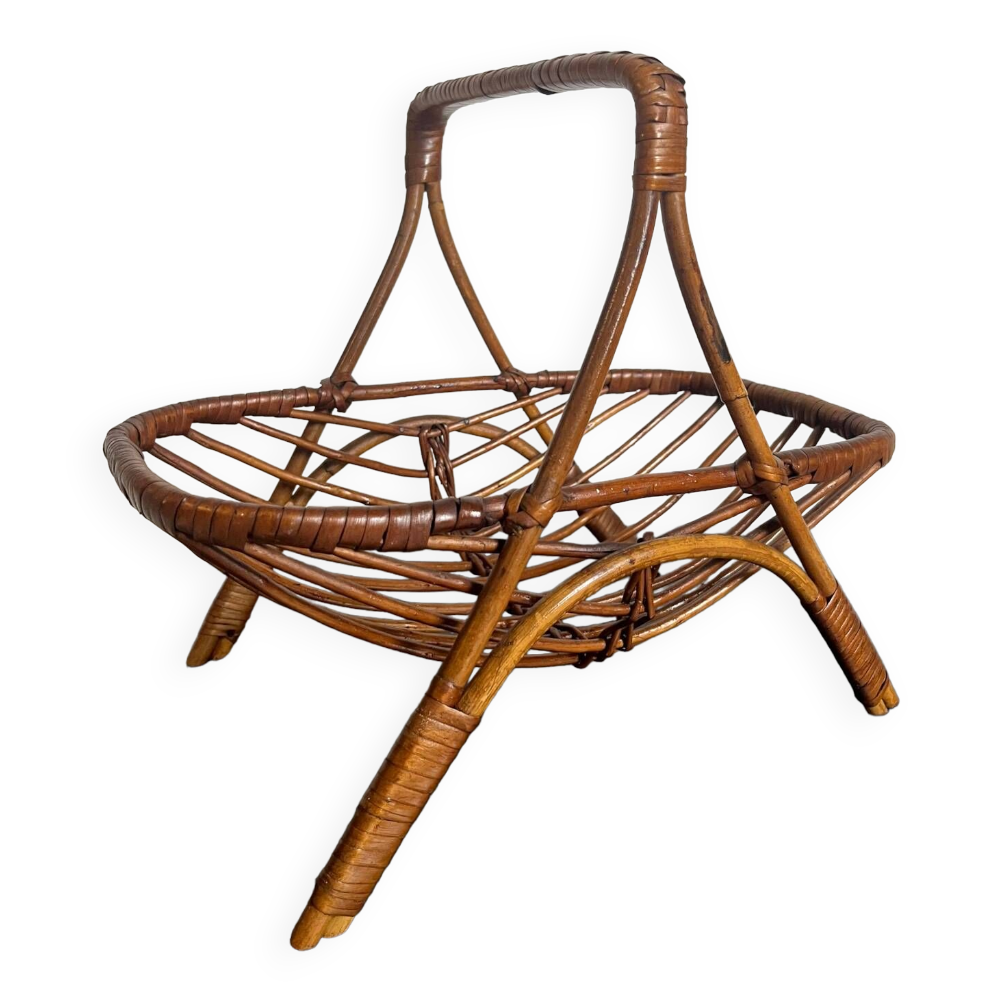 Vintage wicker basket