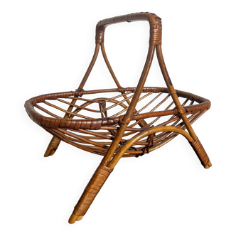 Vintage wicker basket