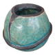 Raku ball vase