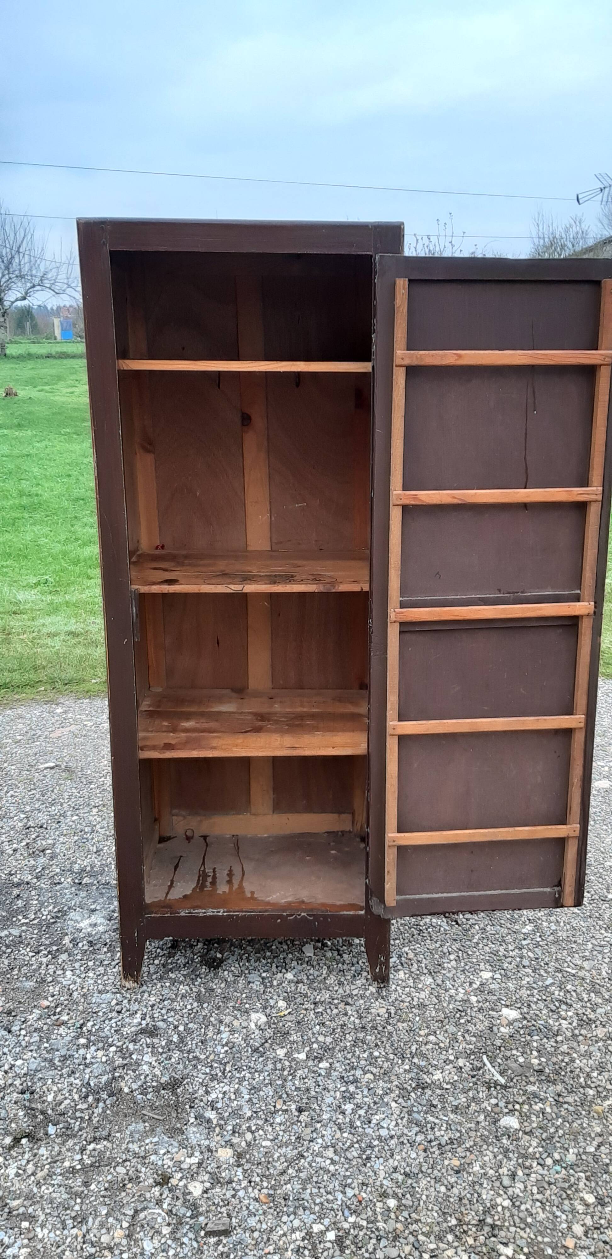 Parisian cabinet in 1930s pine