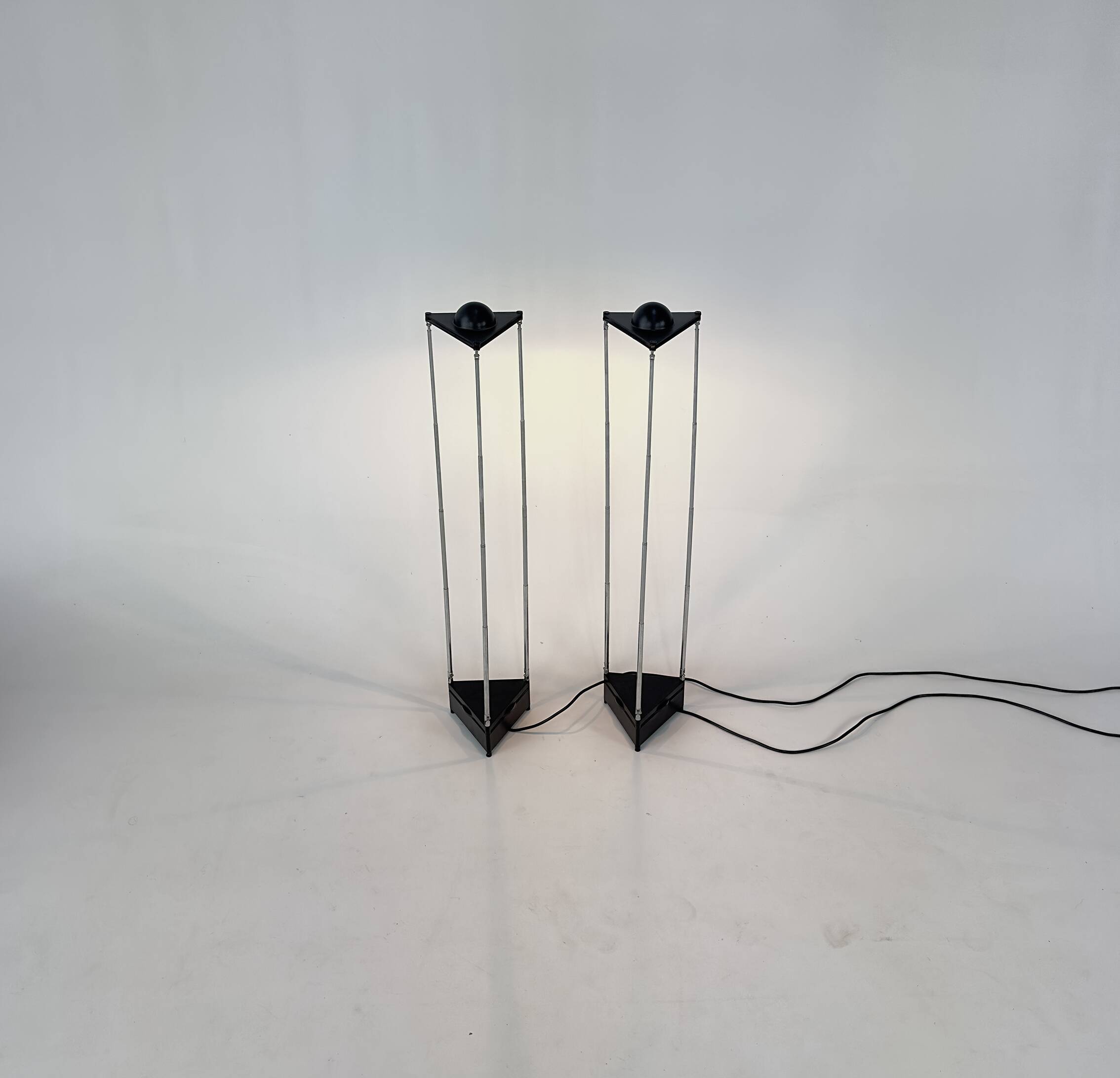 Set of 2 Kandido Lamps by F.A. Porsche for Luci Italy, 1980s