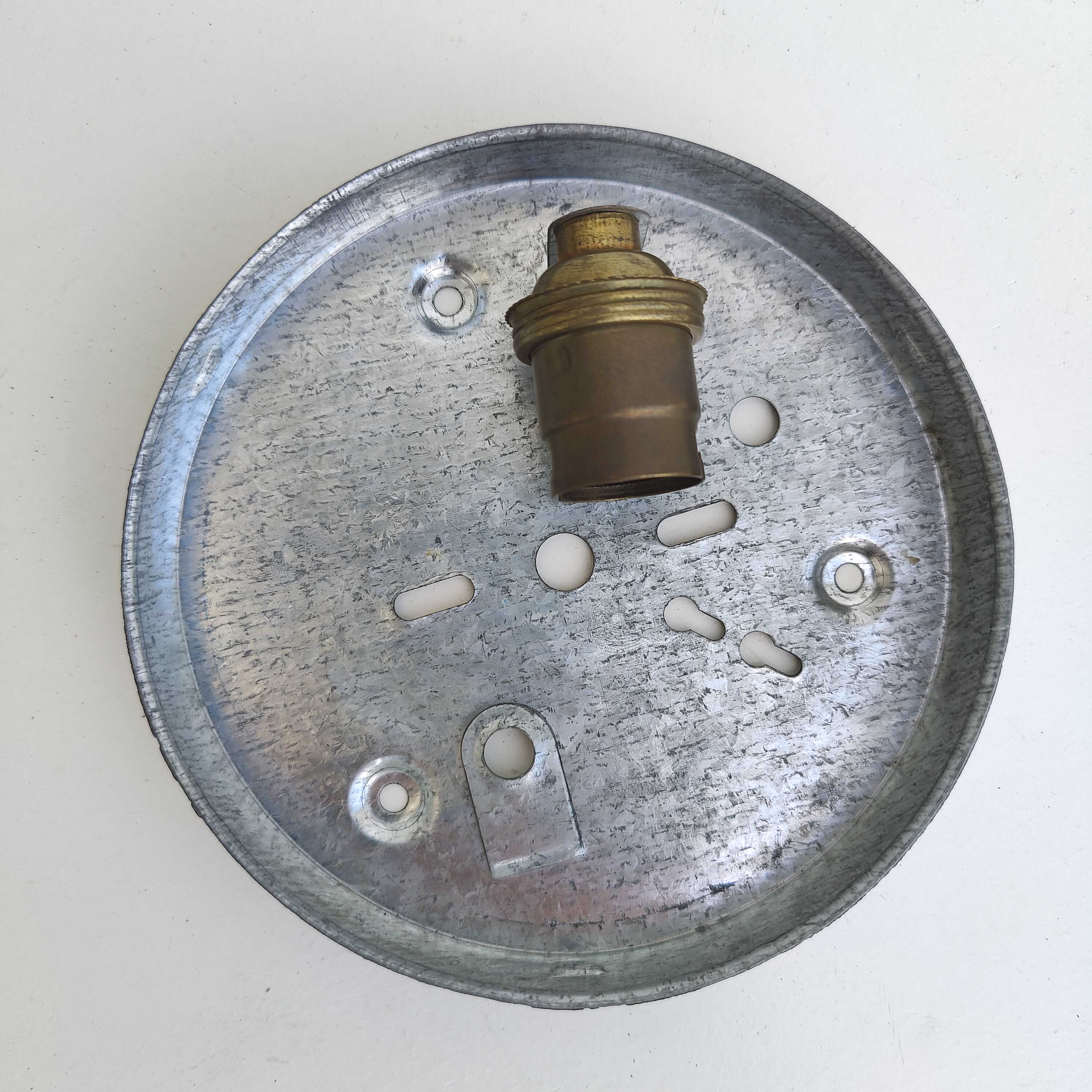 Ceiling lamp applied molded glass