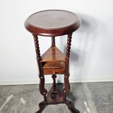 Elegant Victorian Mahogany Plant Stand / Side Table