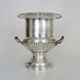 Champagne bucket shape Vintage Medici in silver metal. Year 60 70