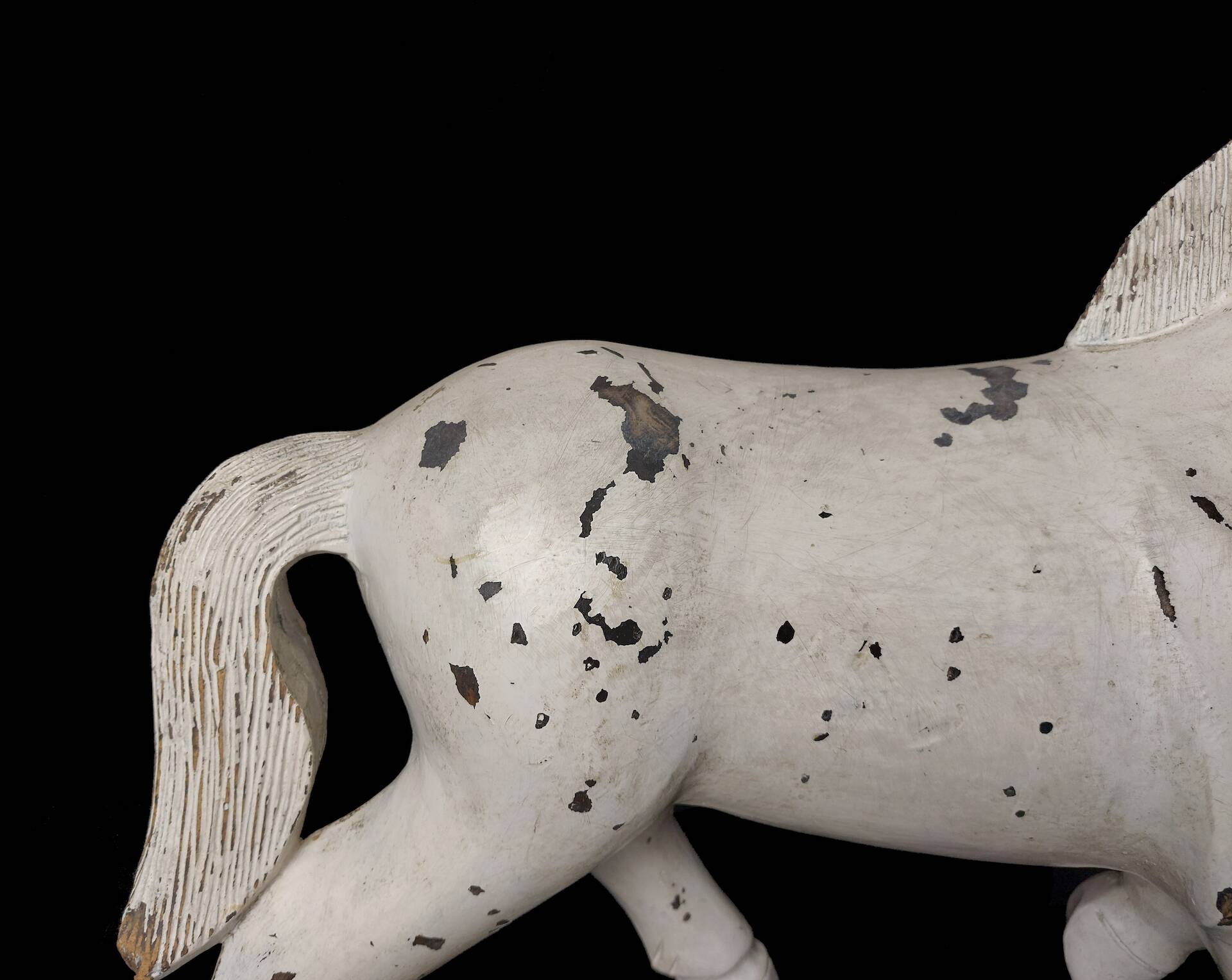 Carved wooden horse – Folk Art