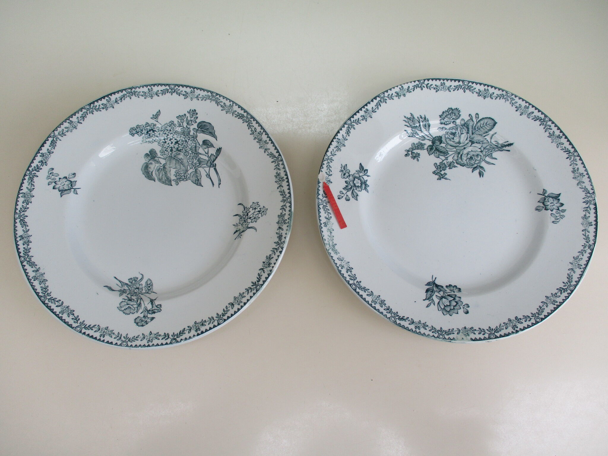 Terre de fer Saint Amand Hamage plates