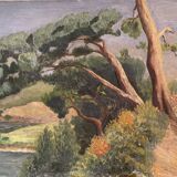 Seaside painting