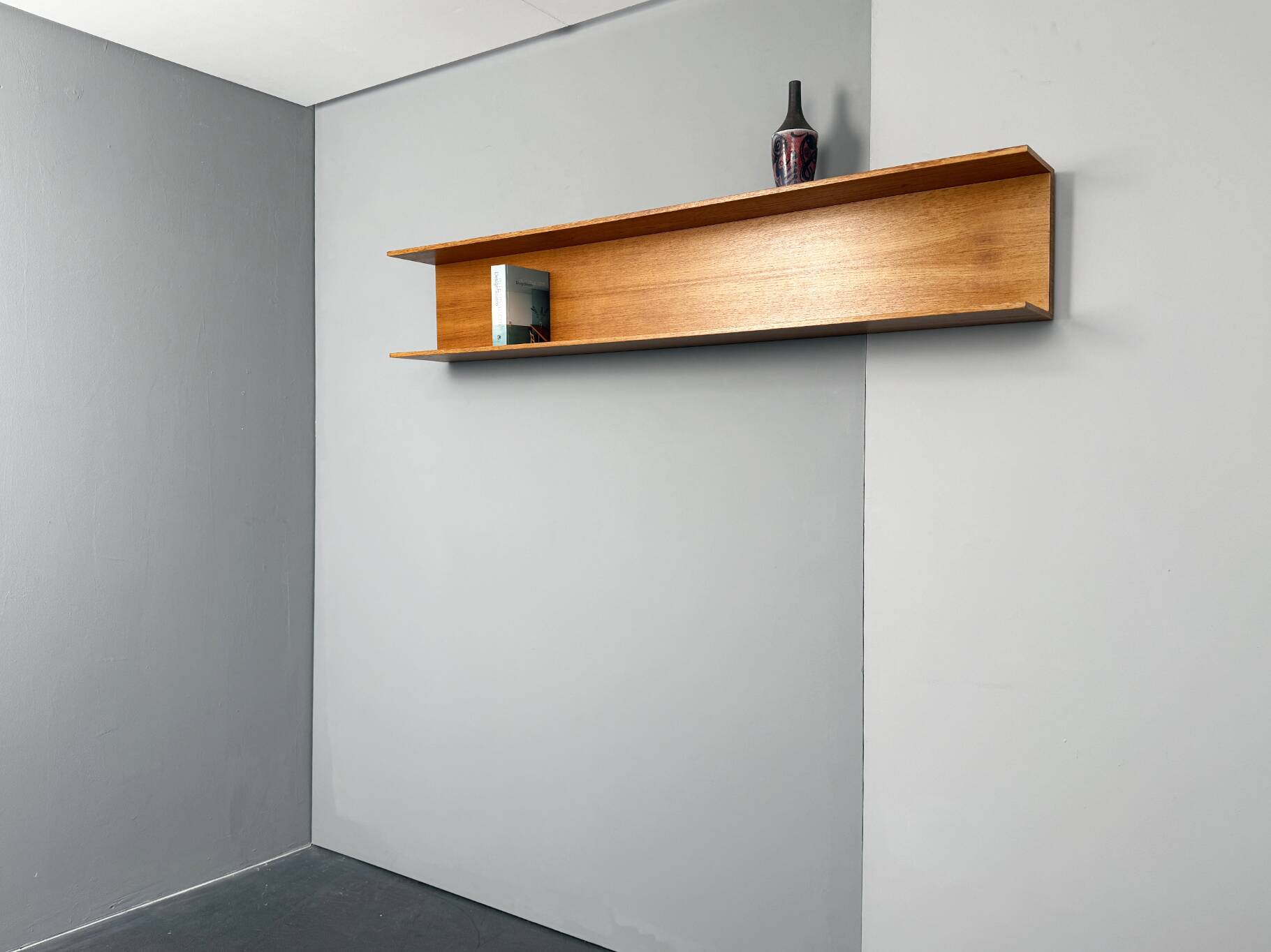 Teak Wall Shelf by Walter Wirz for Wilhelm Renz, 1960s