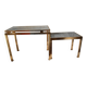 2 nesting tables by Guy Lefèvre for the Maison Jansen of the 70s