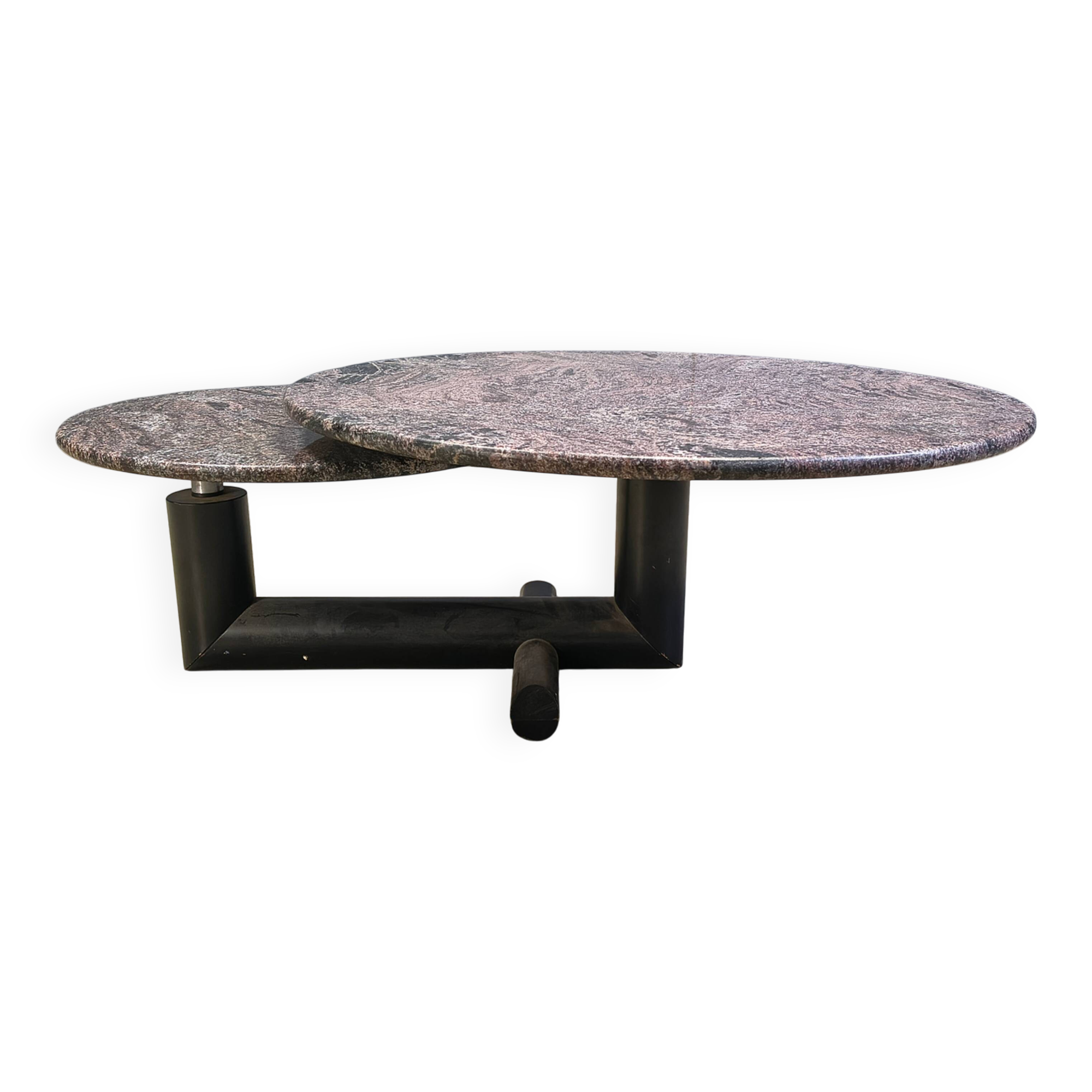 Vintage marble coffee table by Roche Bobois, 1980s
