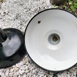 Enameled sheet metal lamps