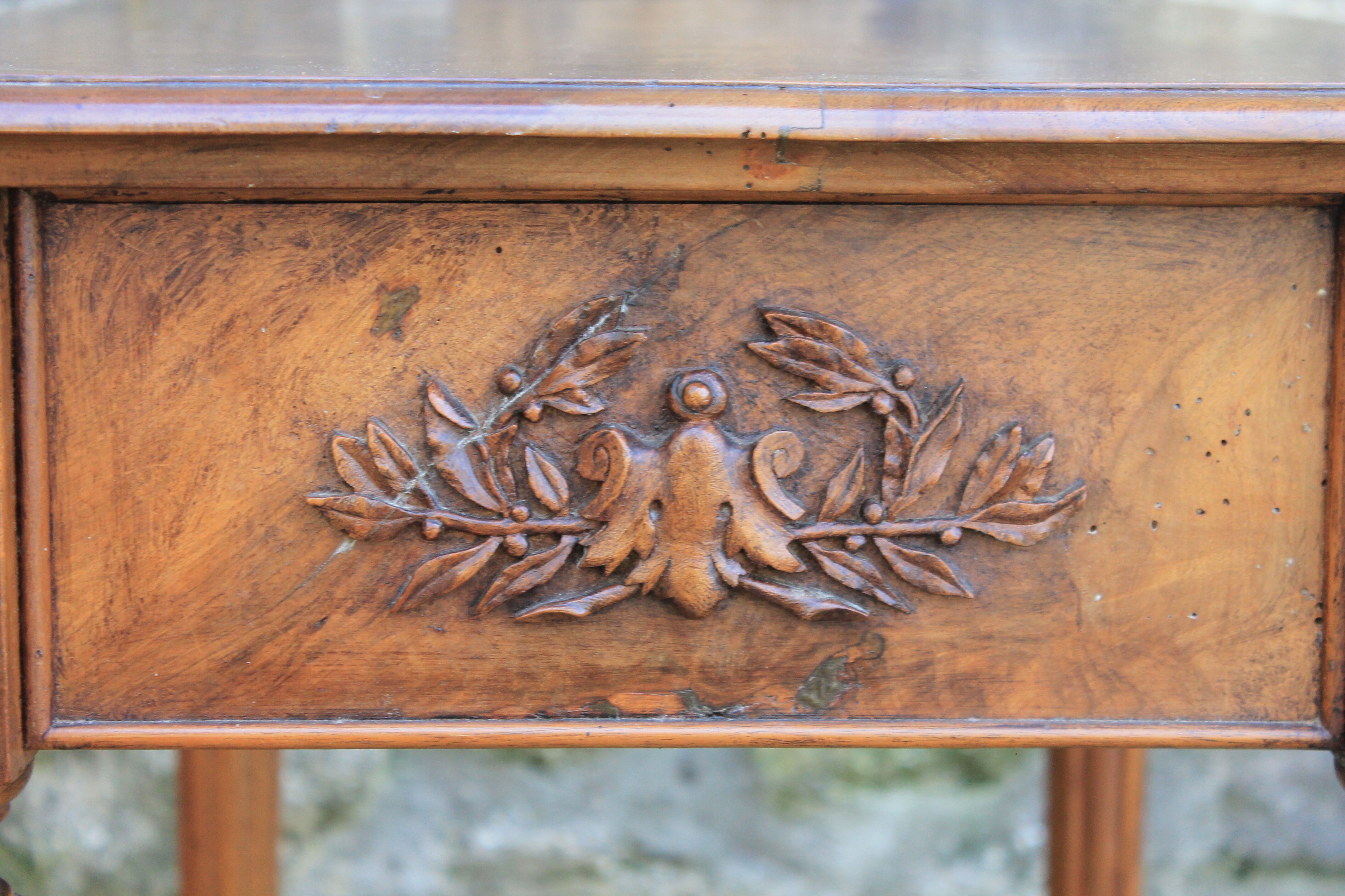 Walnut writing table