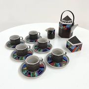 Tea service Scenario Metropol by Barbara Brenner for Rosenthal, 1990