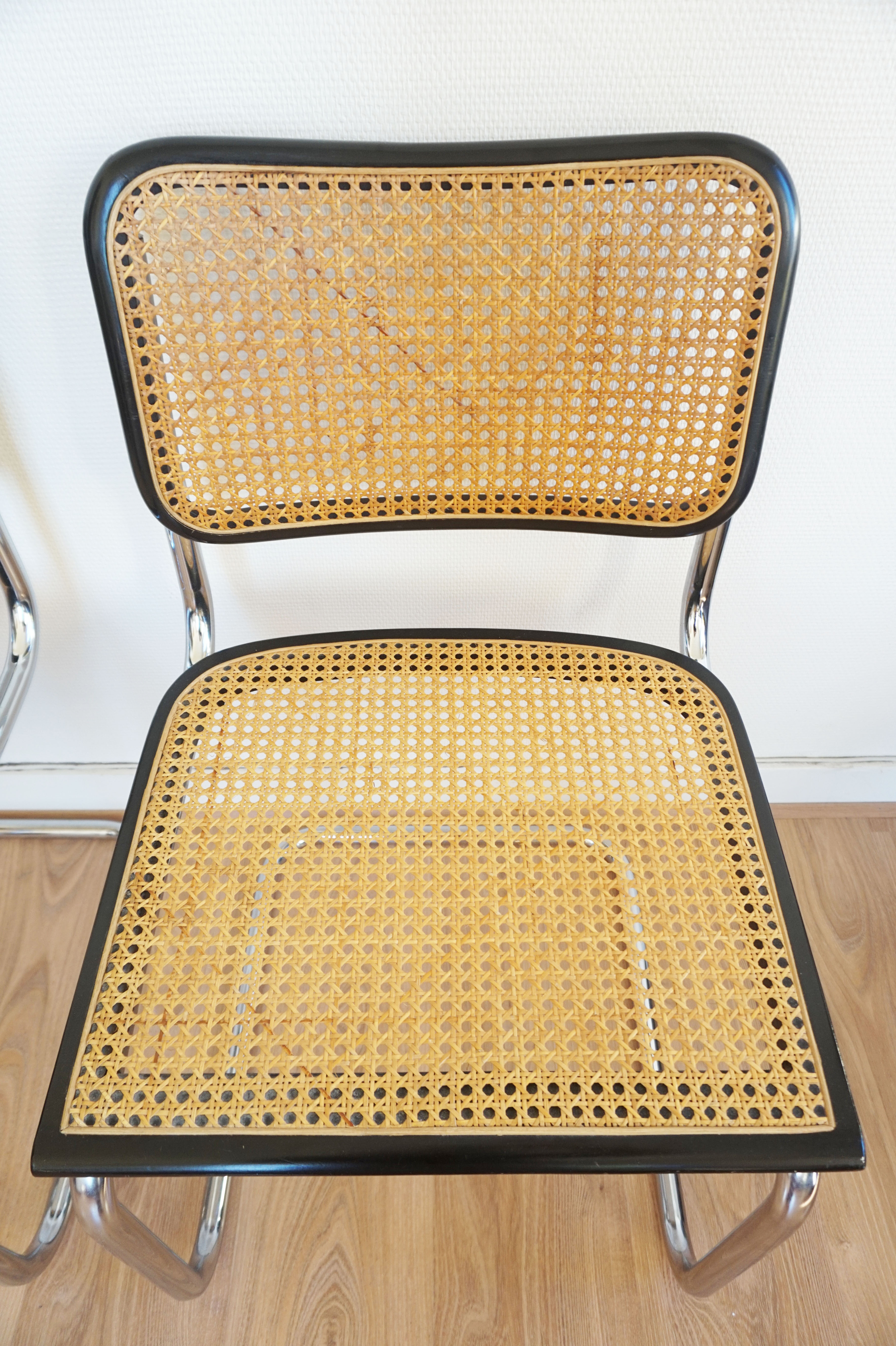 Pair of chairs by Marcel Breuer model B32