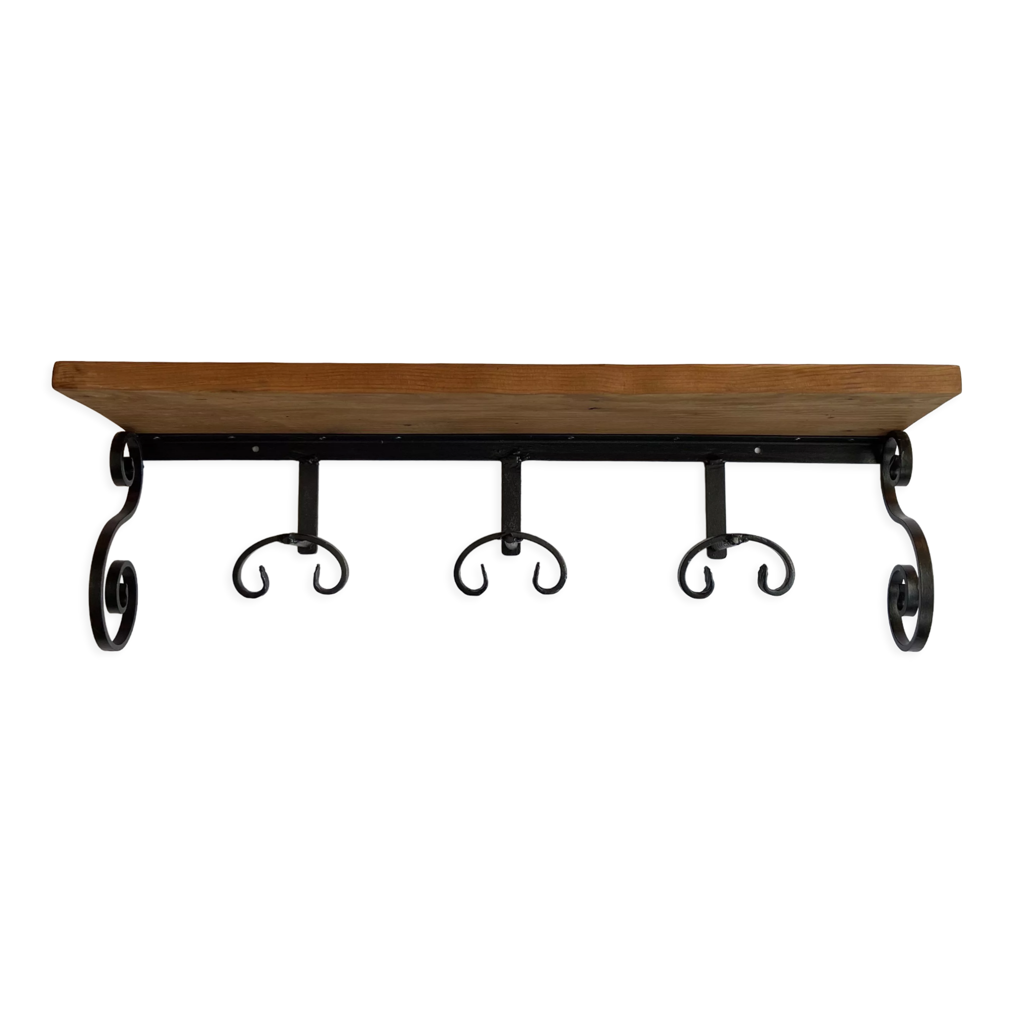 Vintage wall coat rack