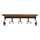 Vintage wall coat rack