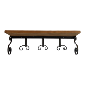 Vintage wall coat rack
