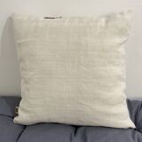 Square cushion in vintage fabric, Kilim style.