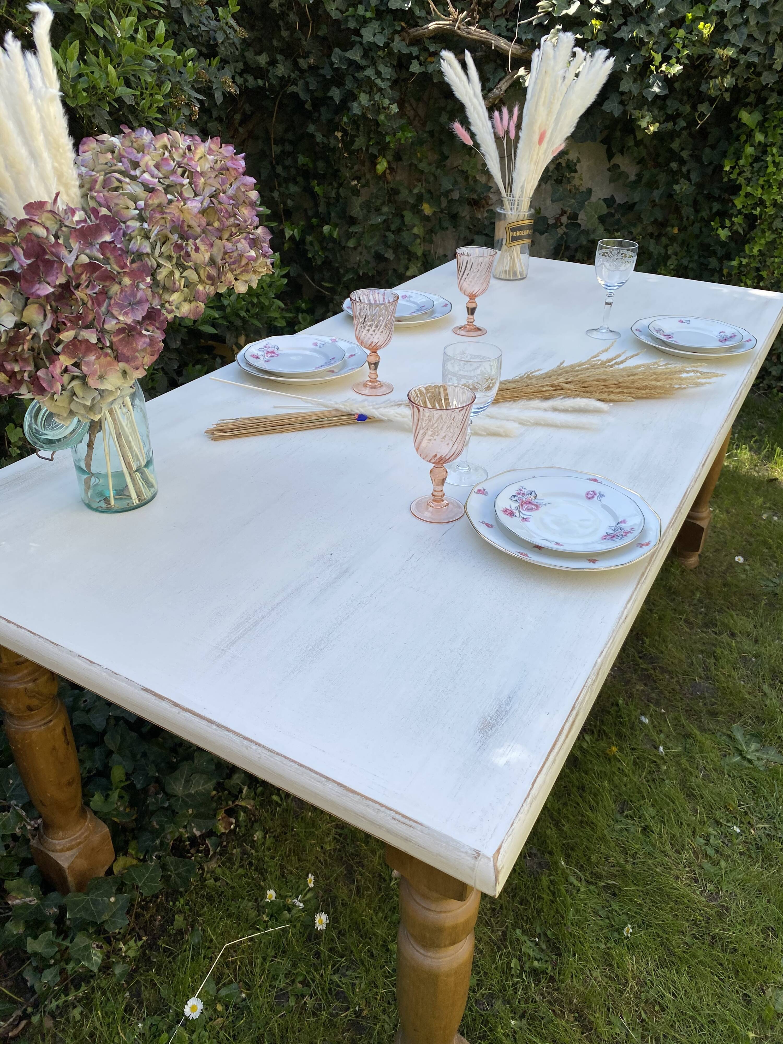 Vintage oak farmhouse table 180cm