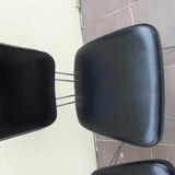 Pair of SIF chairs feet vintage Eiffel