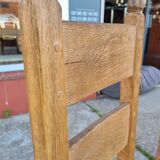 suite of 6 brutalist chairs