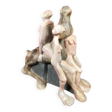 Sculpture Expressionniste et Figurative en Polyester de André Wilkin