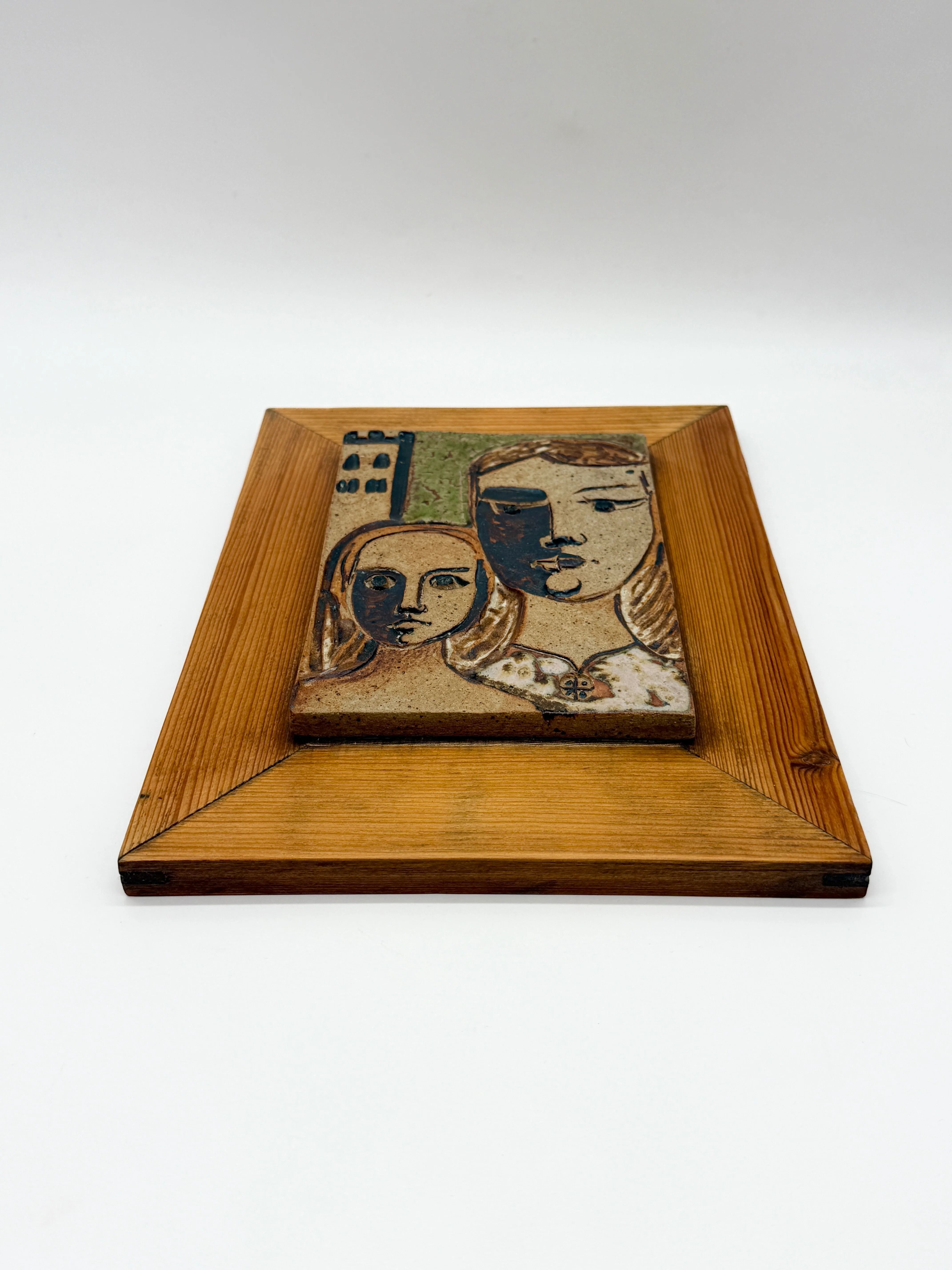 Wall ceramic by Father Paoli – Saint-Michel-de-Cuxa, 1973