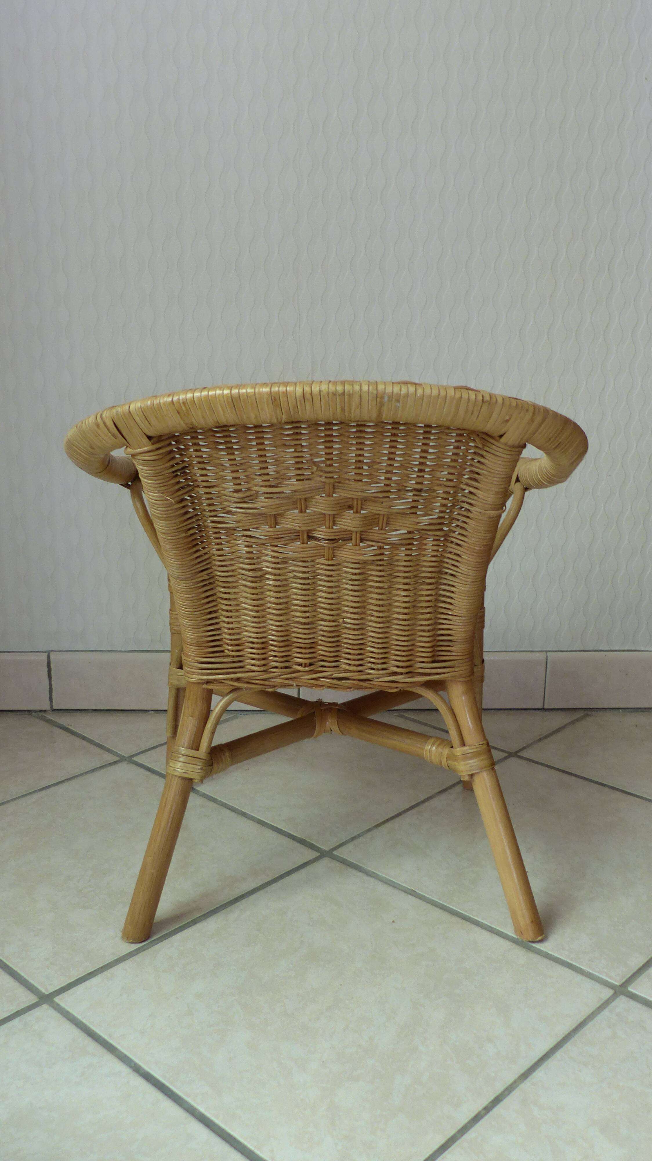 Fauteuil en rotin