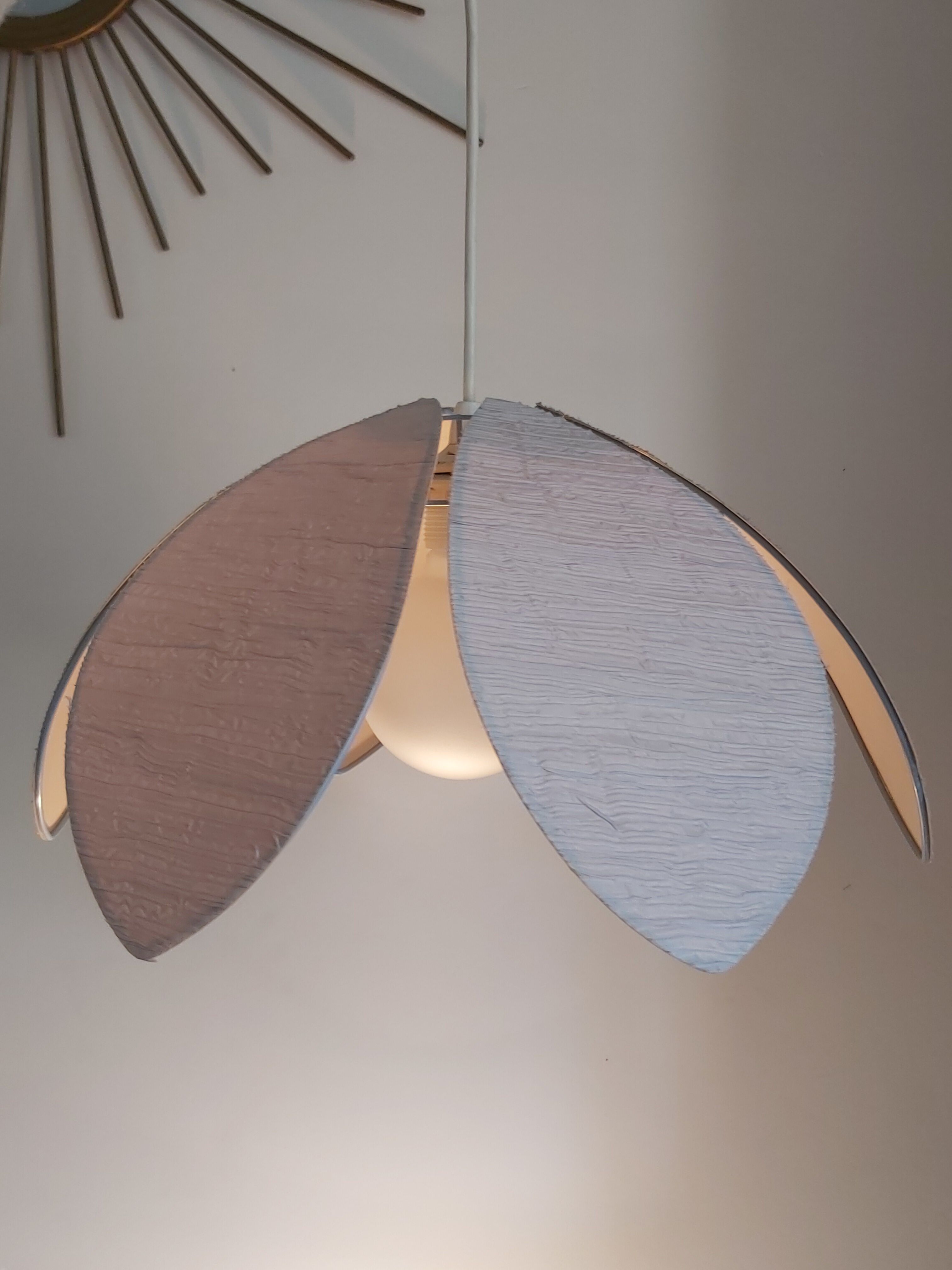 Suspension fleur vintage