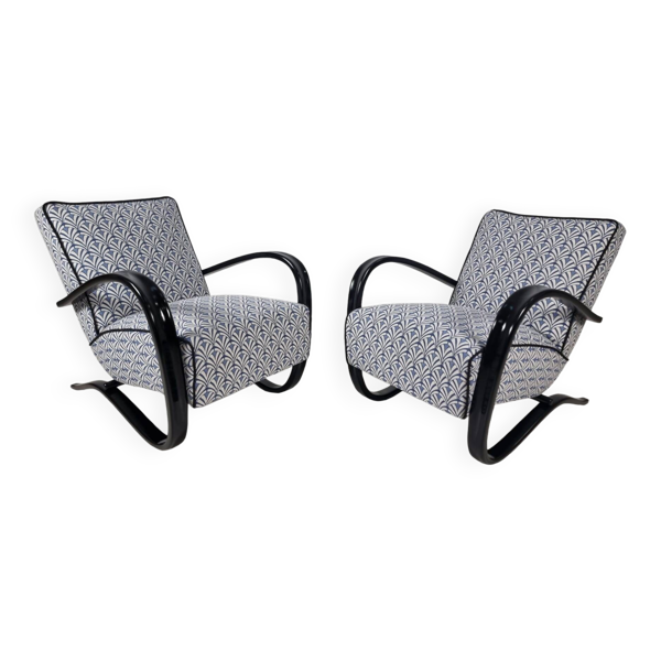 H 269 Armchairs by Jindřich Halabala for Up Závody, 1940s, Set of 2