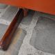 Scandinavian leather and Rosewood sofa Fredrik Kayser 1965, 3 seater