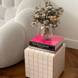 Cube - blanc/orange