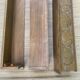 Old wooden curtain cover