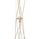 Mikado Antique Gold Art floor lamp 1980s Italy