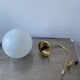 Lot 2 vintage opaline wall lamps