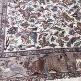 Pakistani carpet wool and silk handmade 190x295 cm
