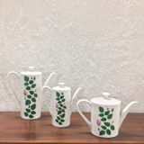 Arzberg chocolate coffee trio of teapots