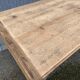 large farm table 185 cm in raw natural fir wood