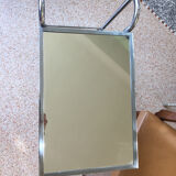 Chrome service and vintage mirror windows