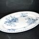 SARREGUEMINES FLORE Large Oval Platter with blue flower decoration U&C 36cm