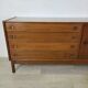 Vintage Scandinavian teak chest of drawers, 1960s Roche Bobois
