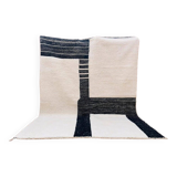 Berber rug in natural wool