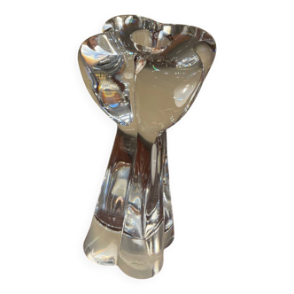 Baccarat crystal candle holder
