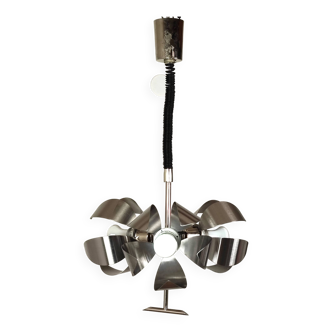 Space age 70' pendant light