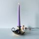 Old brass candlestick