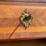 Old wooden and marble secretary