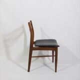 Scandinavian chairs, teak, 1960