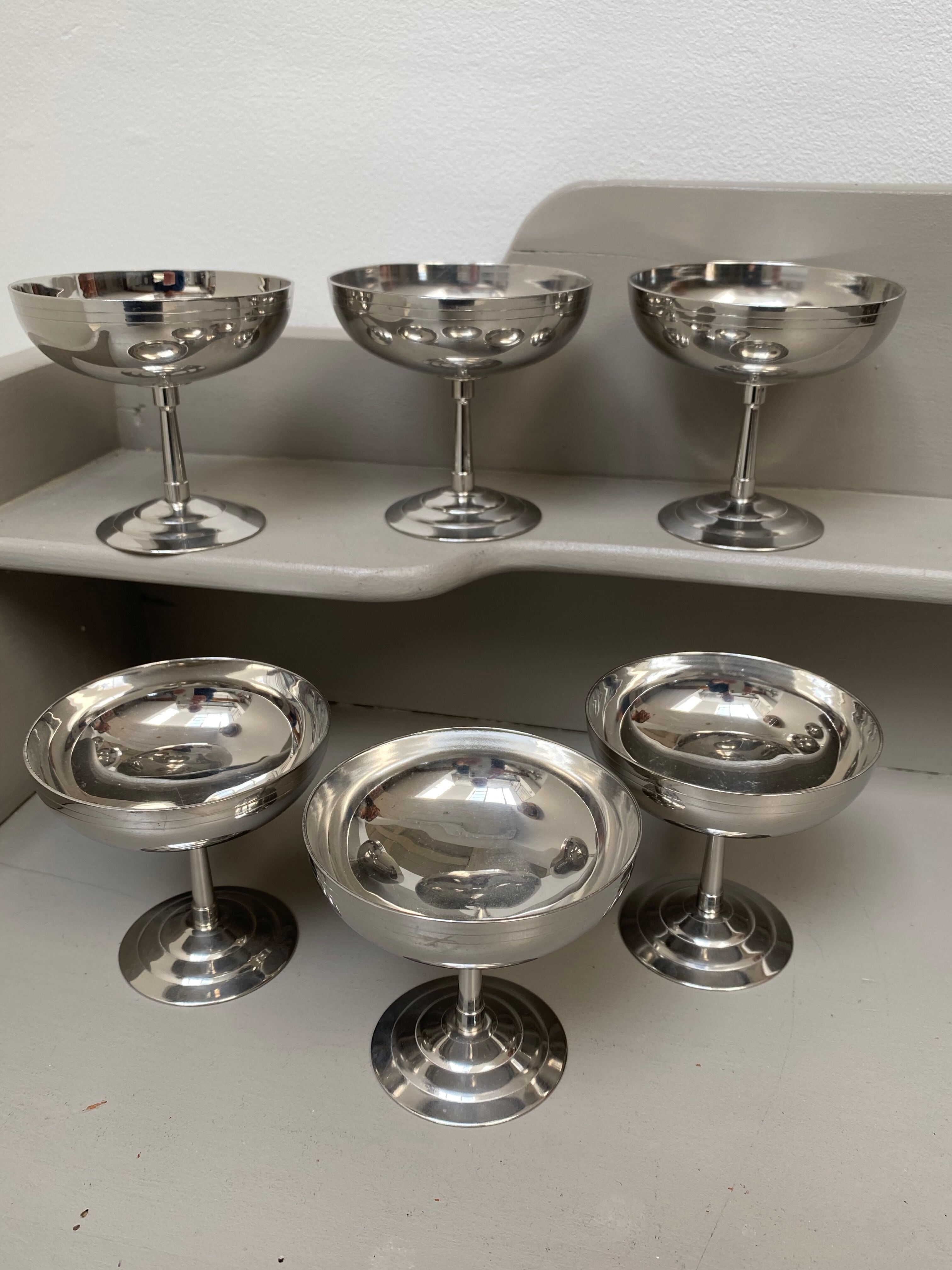 Coupes à sorbet inox Letang